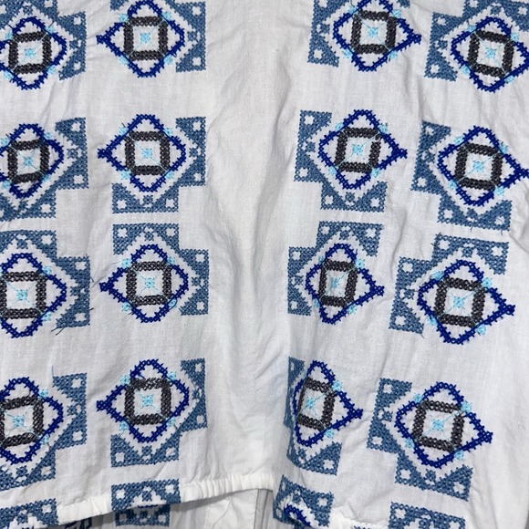 River Island Embroidered Mini Shirt Dress - Picture 4 of 16